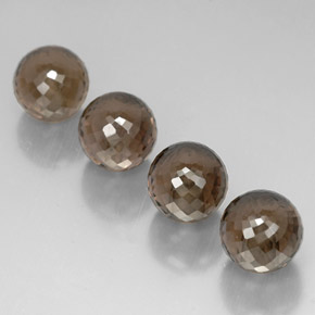 カラットの天然スモーキーブラウンスモーキークォーツ（10.08 mm・球体 / ボール）