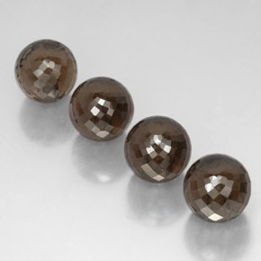 カラットの天然スモーキーブラウンスモーキークォーツ（10.00 mm・球体 / ボール）