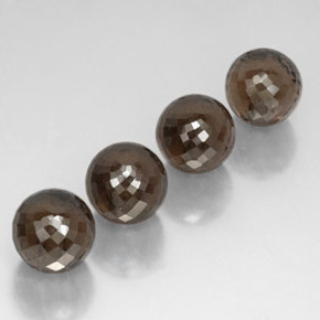 カラットの天然スモーキーブラウンスモーキークォーツ（10.00 mm・球体 / ボール）
