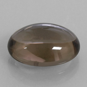 8.88カラットの天然スモーキーブラウンスモーキークォーツ（16.2×12 mm・オーバルカット）