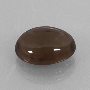 3.06カラットの天然スモーキーブラウンスモーキークォーツ（11.1×8.8 mm・オーバルカット）