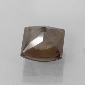 4.37カラットの天然ブラウンスモーキークォーツ（9.1×9 mm・四角）