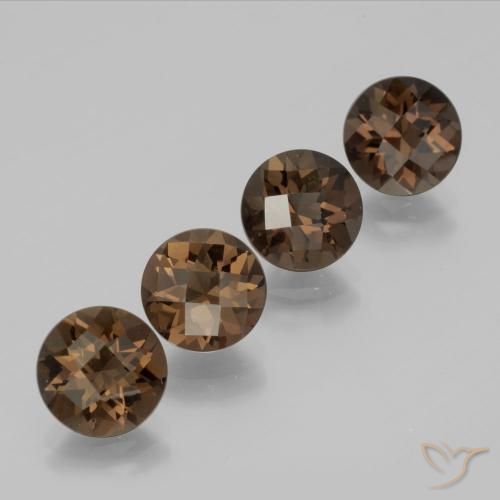 Shop natural 6.92ct ヒッコリーブラウン スモーキークォーツ gems, ラウンド, from ブラジル at GemSelect. In stock, global shipping!