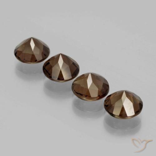 Shop natural 6.92ct ヒッコリーブラウン スモーキークォーツ gems, ラウンド, from ブラジル at GemSelect. In stock, global shipping!