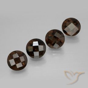 Shop natural 6.66ct 濃いチョコレートブラウン スモーキークォーツ gems, ラウンド, from ブラジル at GemSelect. In stock, global shipping!