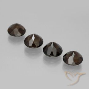 Shop natural 6.66ct 濃いチョコレートブラウン スモーキークォーツ gems, ラウンド, from ブラジル at GemSelect. In stock, global shipping!