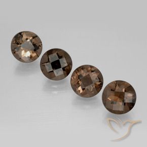 Shop natural 6.81ct ヒッコリーブラウン スモーキークォーツ gems, ラウンド, from ブラジル at GemSelect. In stock, global shipping!