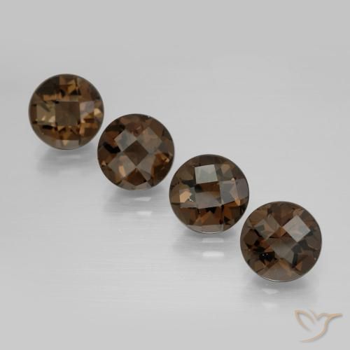 Shop natural 6.78ct ヒッコリーブラウン スモーキークォーツ gems, ラウンド, from ブラジル at GemSelect. In stock, global shipping!