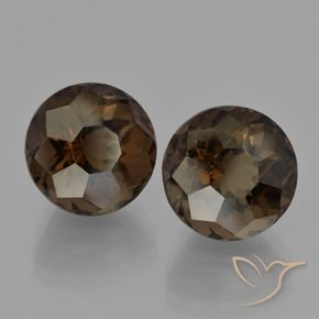 Shop natural 12.50ct ダークブラウン スモーキークォーツ gems, ラウンド, from ブラジル at GemSelect. In stock, global shipping!