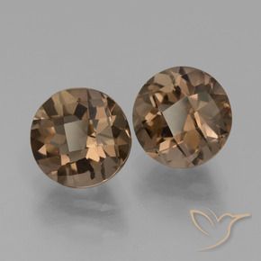 Shop natural 3.84ct ヒッコリーブラウン スモーキークォーツ gems, ラウンド, from ブラジル at GemSelect. In stock, global shipping!