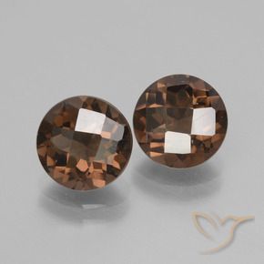 Shop natural 3.36ct ヒッコリーブラウン スモーキークォーツ gems, ラウンド, from ブラジル at GemSelect. In stock, global shipping!