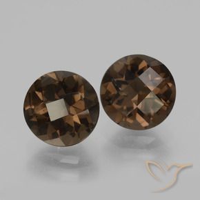 Shop natural 3.42ct ヒッコリーブラウン スモーキークォーツ gems, ラウンド, from ブラジル at GemSelect. In stock, global shipping!