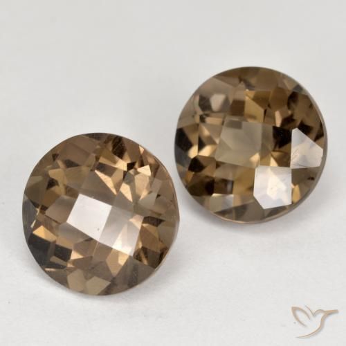 Shop natural 3.72ct ウォームブラウン スモーキークォーツ gems, ラウンド, from ブラジル at GemSelect. In stock, global shipping!