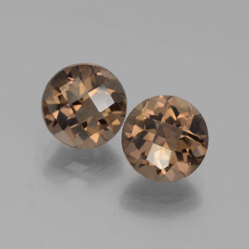 自然派の商品を探す 3.79ct ジンジャーブレッドブラウン スモーキークォーツ 宝石, ラウンドカット, ブラジル からGemSelectで. 在庫あり、世界各国へ発送!