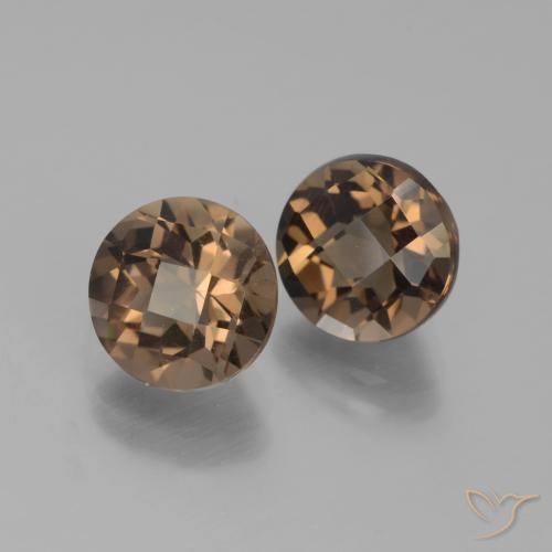 Shop natural 3.85ct チョコレートブラウン スモーキークォーツ gems, ラウンド, from ブラジル at GemSelect. In stock, global shipping!