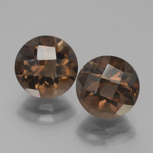 自然派の商品を探す 3.97ct ミディアムブラウン スモーキークォーツ 宝石, ラウンドカット, ブラジル からGemSelectで. 在庫あり、世界各国へ発送!