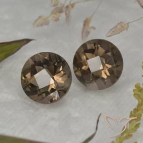 Shop natural 3.81ct ウォームブラウン スモーキークォーツ gems, ラウンド, from ブラジル at GemSelect. In stock, global shipping!