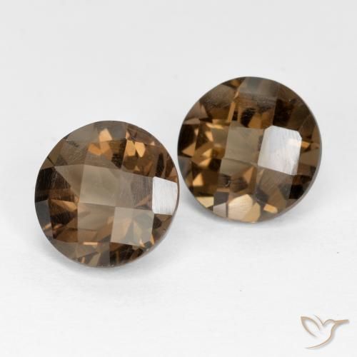 Shop natural 3.91ct ジンジャーブレッドブラウン スモーキークォーツ gems, ラウンド, from ブラジル at GemSelect. In stock, global shipping!
