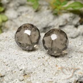2.90カラットの天然薄いブラウンスモーキークォーツ（6.21 mm・球体 / ボール）