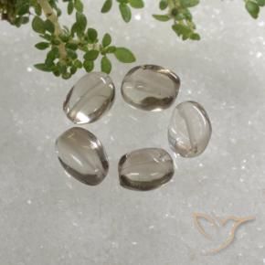 Shop natural 5.23ct 非常に薄い茶色 スモーキークォーツ gems, 楕円形, from ブラジル at GemSelect. In stock, global shipping!