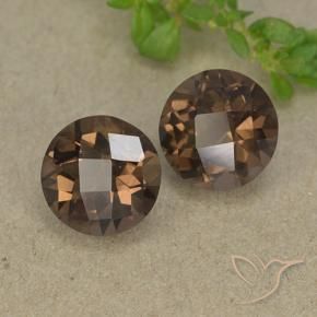 Shop natural 3.27ct ヒッコリーブラウン スモーキークォーツ gems, ラウンド, from ブラジル at GemSelect. In stock, global shipping!