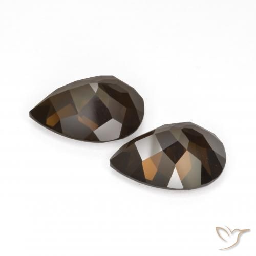 Shop natural 11.77ct チョコレートブラウン スモーキークォーツ gems, 洋梨の形, from ブラジル at GemSelect. In stock, global shipping!