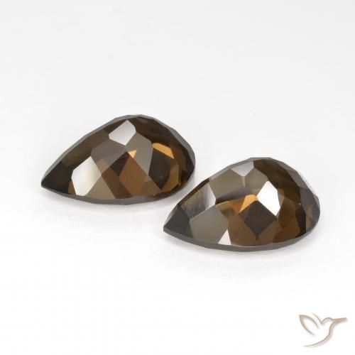 Shop natural 12.81ct ブラウン スモーキークォーツ gems, 洋梨の形, from ブラジル at GemSelect. In stock, global shipping!