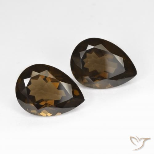Shop natural 12.61ct チョコレートブラウン スモーキークォーツ gems, 洋梨の形, from ブラジル at GemSelect. In stock, global shipping!