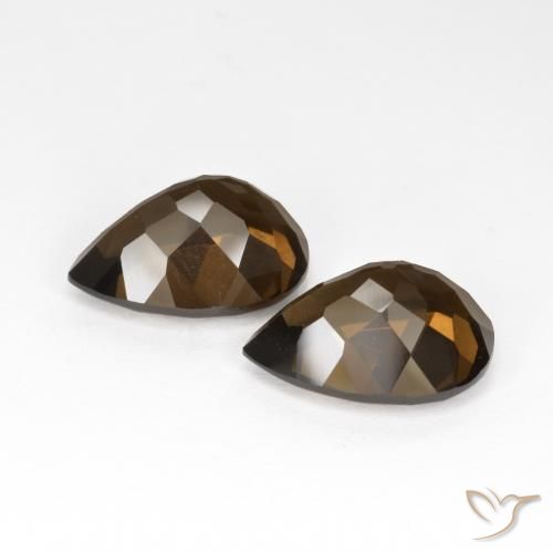 Shop natural 12.61ct チョコレートブラウン スモーキークォーツ gems, 洋梨の形, from ブラジル at GemSelect. In stock, global shipping!
