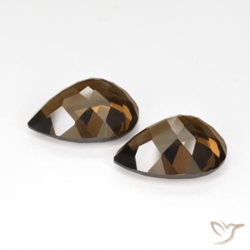 Shop natural 12.75ct ミディアムブラウン スモーキークォーツ gems, 洋梨の形, from ブラジル at GemSelect. In stock, global shipping!