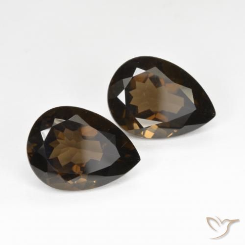 Shop natural 12.67ct ミディアムブラウン スモーキークォーツ gems, 洋梨の形, from ブラジル at GemSelect. In stock, global shipping!