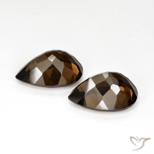 Shop natural 12.67ct ミディアムブラウン スモーキークォーツ gems, 洋梨の形, from ブラジル at GemSelect. In stock, global shipping!