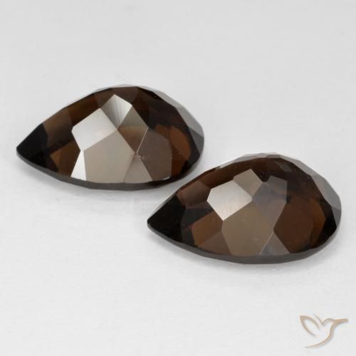 Shop natural 12.71ct ミディアムブラウン スモーキークォーツ gems, 洋梨の形, from ブラジル at GemSelect. In stock, global shipping!