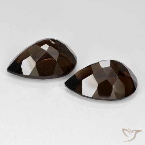 Shop natural 12.92ct アンバーブラウン スモーキークォーツ gems, 洋梨の形, from ブラジル at GemSelect. In stock, global shipping!