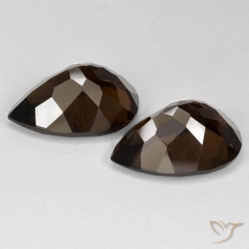 Shop natural 12.40ct アンバーブラウン スモーキークォーツ gems, 洋梨の形, from ブラジル at GemSelect. In stock, global shipping!