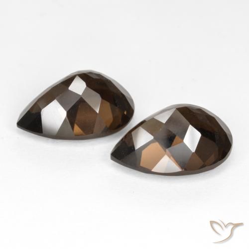 Shop natural 12.79ct チョコレートブラウン スモーキークォーツ gems, 洋梨の形, from ブラジル at GemSelect. In stock, global shipping!