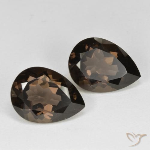 Shop natural 12.32ct チョコレートブラウン スモーキークォーツ gems, 洋梨の形, from ブラジル at GemSelect. In stock, global shipping!