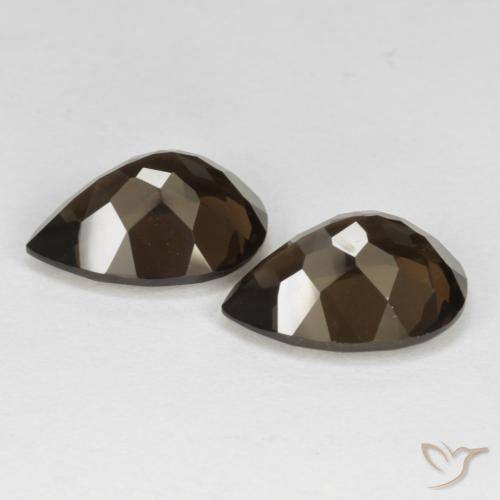 Shop natural 12.32ct チョコレートブラウン スモーキークォーツ gems, 洋梨の形, from ブラジル at GemSelect. In stock, global shipping!