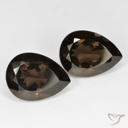 Shop natural 13.07ct チョコレートブラウン スモーキークォーツ gems, 洋梨の形, from ブラジル at GemSelect. In stock, global shipping!