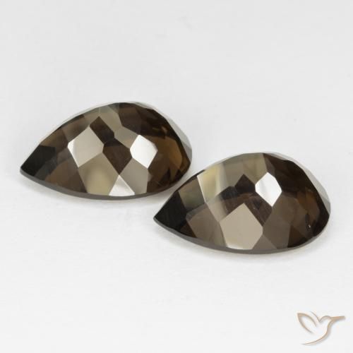 Shop natural 13.07ct チョコレートブラウン スモーキークォーツ gems, 洋梨の形, from ブラジル at GemSelect. In stock, global shipping!