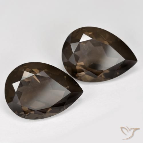 Shop natural 12.60ct ブラウン スモーキークォーツ gems, 洋梨の形, from ブラジル at GemSelect. In stock, global shipping!