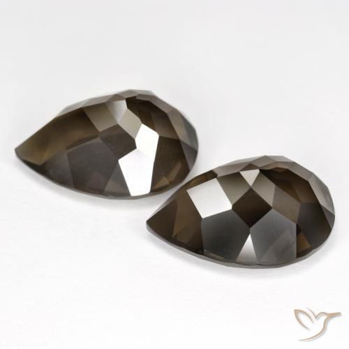Shop natural 12.60ct ブラウン スモーキークォーツ gems, 洋梨の形, from ブラジル at GemSelect. In stock, global shipping!