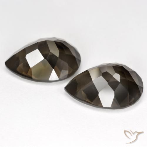 Shop natural 12.85ct ブラウン スモーキークォーツ gems, 洋梨の形, from ブラジル at GemSelect. In stock, global shipping!