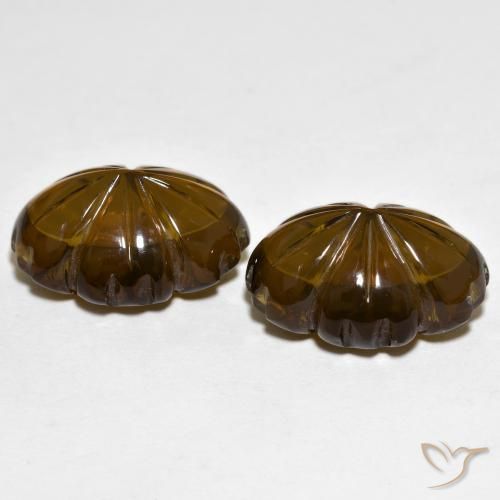 Shop natural 20.15ct ダークブラウン スモーキークォーツ gems, フラワーカット, from ブラジル at GemSelect. In stock, global shipping!