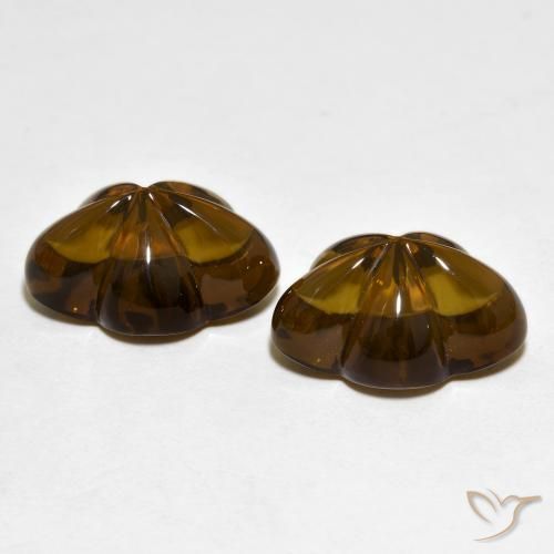 Shop natural 12.56ct ミディアムダークブラウン スモーキークォーツ gems, フラワーカット, from ブラジル at GemSelect. In stock, global shipping!