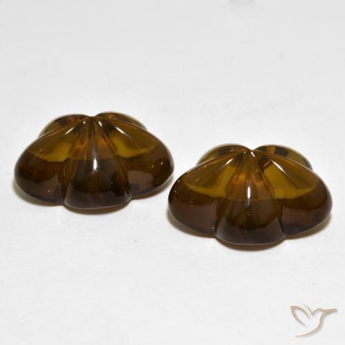 Shop natural 19.11ct ウォームブラウン スモーキークォーツ gems, フラワーカット, from ブラジル at GemSelect. In stock, global shipping!