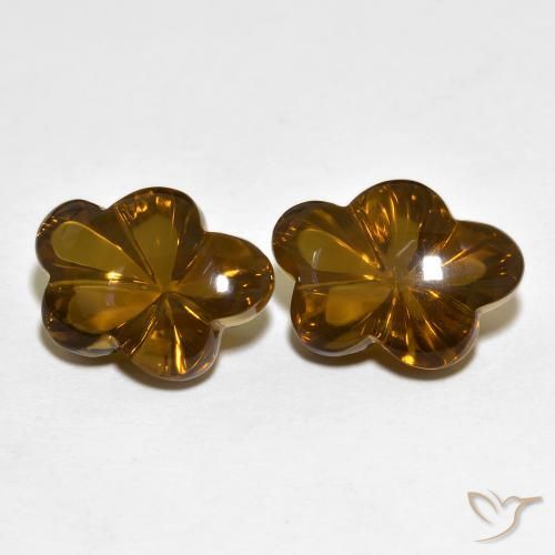 Shop natural 13.02ct ダークブラウン スモーキークォーツ gems, フラワーカット, from ブラジル at GemSelect. In stock, global shipping!