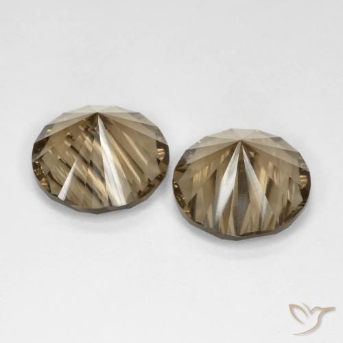 Shop natural 10.25ct ミディアム薄いブラウン スモーキークォーツ gems, ラウンド, from ブラジル at GemSelect. In stock, global shipping!