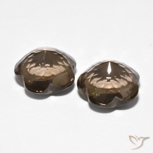 Shop natural 9.81ct アンバーブラウン スモーキークォーツ gems, フラワーカット, from ブラジル at GemSelect. In stock, global shipping!