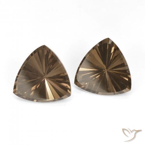 Shop natural 5.11ct ディープブラウン スモーキークォーツ gems, トリリオン, from ブラジル at GemSelect. In stock, global shipping!